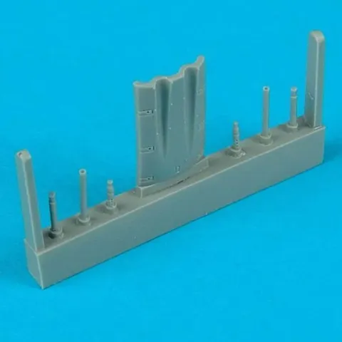 Quickboost QB72048 – náhradní hlavně zbraní pro Fw 190A-3 v měřítku 1/72 pro stavebnici Tamiya