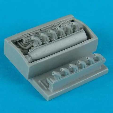 Resinový doplněk Quickboost QB72070 motor P-39 v měřítku 1/72 pro stavebnici Academy