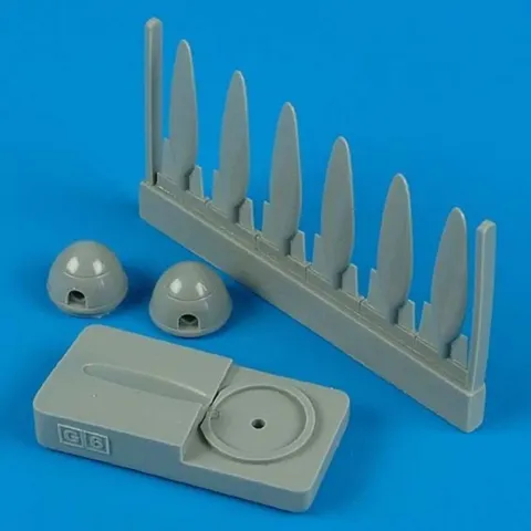 Resinové vrtule Quickboost QB72086 pro Bf 110G v měřítku 1/72 pro stavebnici Italeri