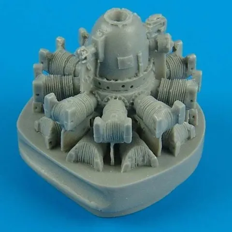 Resinový motor Aires Quickboost QB72100 pro model F4U-5 Corsair v měřítku 1/72