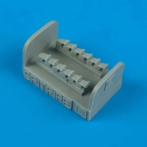 Resinové výfuky fishtail Quickboost QB72168 pro Spitfire Mk.VIII v měřítku 1/72