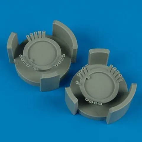 Resinové výfuky Quickboost QB72276 pro Junkers Ju-188 s hvězdicovými motory v měřítku 1/72