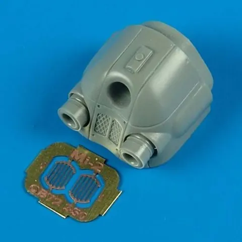 Resinové sání vzduchu Aires Quickboost QB72350 pro Mi-2 Hoplite v měřítku 1/72