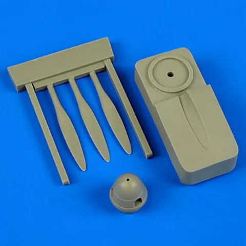 Resinová vrtule Quickboost QB72431 pro Arado Ar 196 v měřítku 1/72 s přípravkem