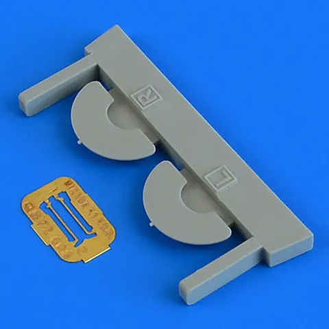 Resinové kryty vstupů vzduchu Aires Quickboost QB72608 pro Mirage F.1 v měřítku 1/72