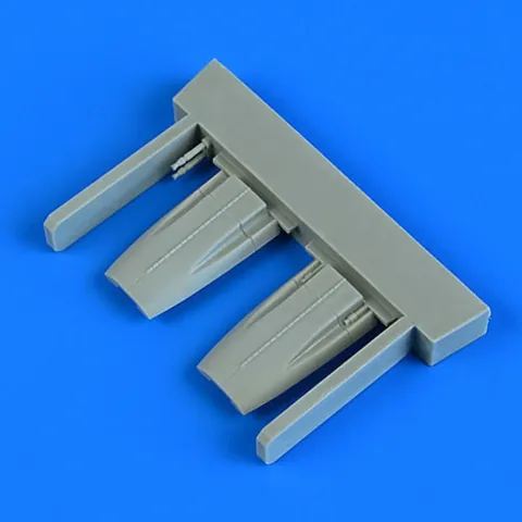 Detailní sada Aires Quickboost QB72617 – hlavně zbraní Bf 109G-6 v měřítku 1/72 pro stavebnici Tamiya