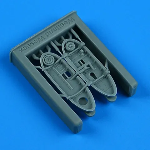 Resinový set Aires Quickboost QB72719 – mechanismus sklápění ocasu Wessex HC.2 v 1/72