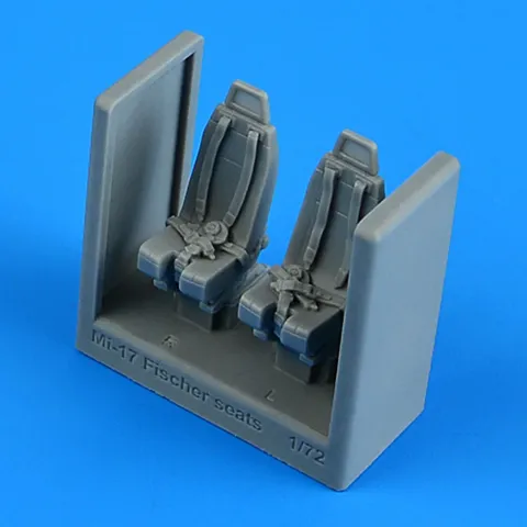 Resinové sedačky s pásy Aires Quickboost QB72730 pro Mil Mi-17 v měřítku 1/72