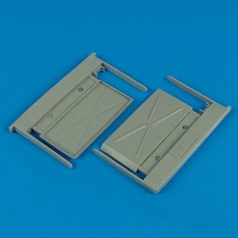 Resinové kryty vstupů Quickboost QB32088 pro MiG-29A Fulcrum Trumpeter v měřítku 1/32