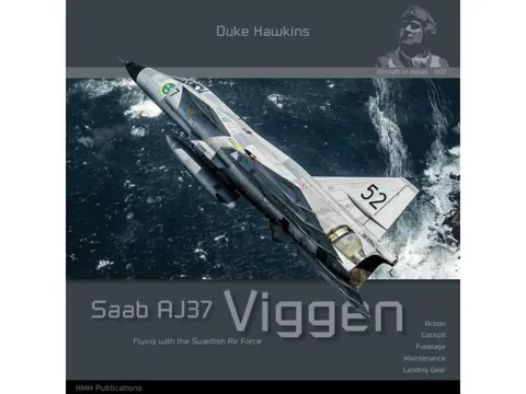 Obálka publikace Duke Hawkins DH007 Saab Viggen, 84 stran, anglicky, HMH Publications