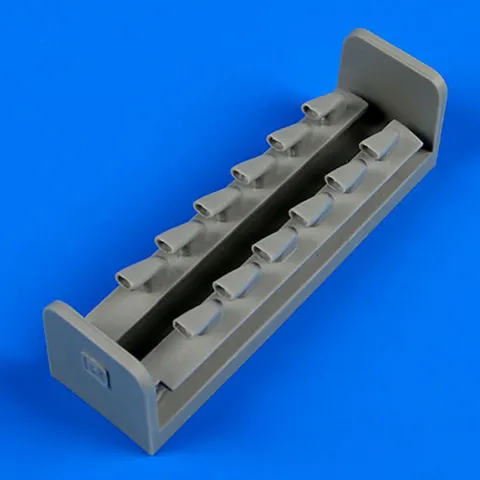 Resinové výfuky Quickboost QB32149 pro model Bf 109G v měřítku 1/32 od Revellu