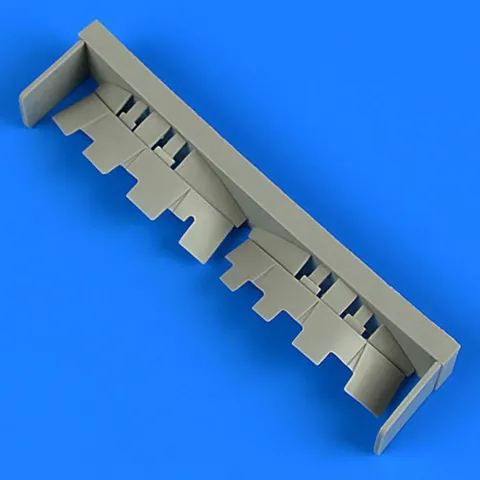 Resinové díly Quickboost QB32195 – otevřené klapky krytu motoru A6M5c Zero Type 52 v měřítku 1/32