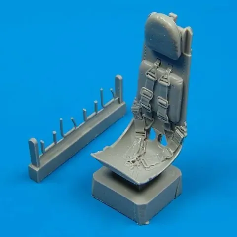 Resinová vystřelovací sedačka s pásy Aires Quickboost QB48025 pro He 162 v měřítku 1/48