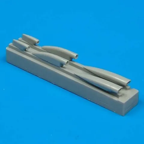 Resinové chladicí vstupy Quickboost QB48031 pro MiG-21PFM v měřítku 1/48