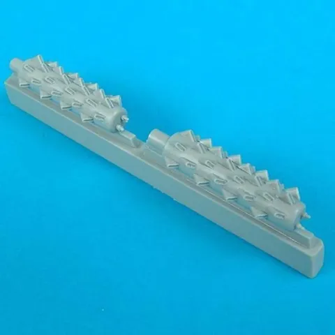 Resinové výfuky Quickboost QB48043 Porcupine pro Bristol Beaufighter 1/48 Tamiya