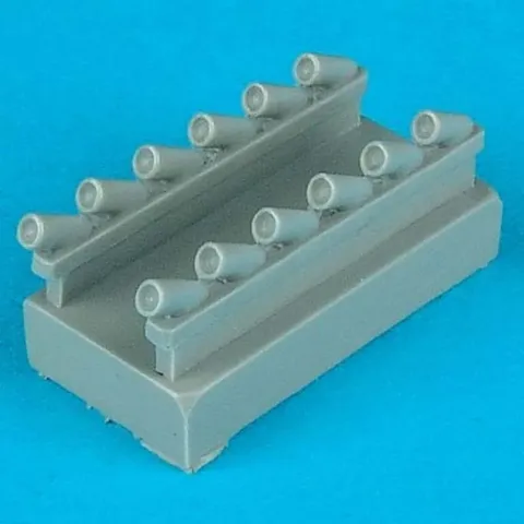 Resinové výfuky Quickboost QB48063 pro Spitfire F Mk. 22/24 v měřítku 1/48