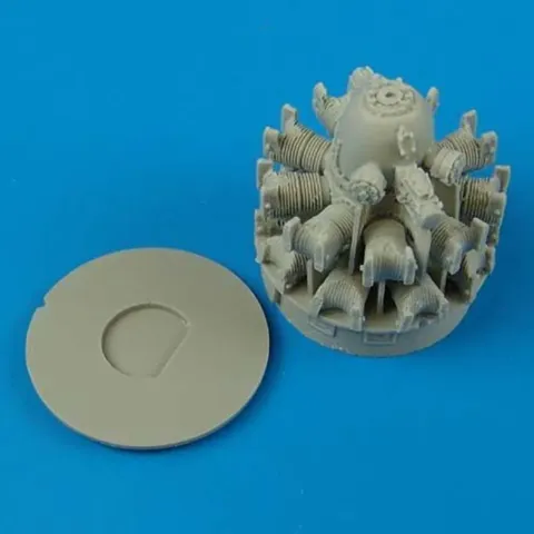Resinový motor Quickboost QB48226 pro model F6F-5 Hellcat v měřítku 1/48