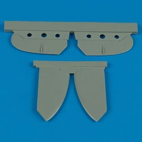 Quickboost QB48355 náhradní stabilizátor pro model Spitfire Mk.V Tamiya v měřítku 1/48