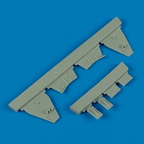 Resinová sada Quickboost QB48399 kryty podvozku J2M3 Raiden v měřítku 1/48