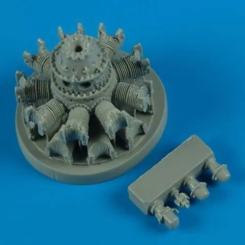 Quickboost QB48421 motor pro F8F Bearcat 1/48, detailní díl pro stavebnici Hobby Boss
