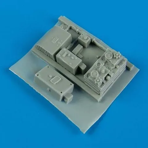 Resinová sada Quickboost QB48443 radiové vybavení Me 262A v měřítku 1/48