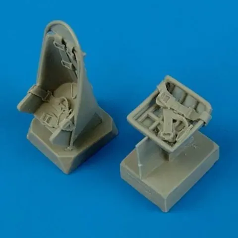 Resinové sedačky s bezpečnostními pásy Quickboost QB48499 pro Ju 87B Stuka 1/48
