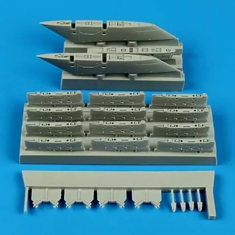 Resinové pylony Quickboost QB48537 pro model A-1 Skyraider v měřítku 1/48