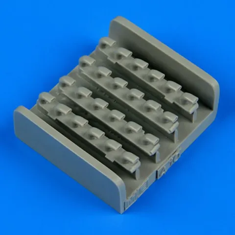 Resinové výfuky Quickboost QB48557 pro Me 410 v měřítku 1/48 (MENG)