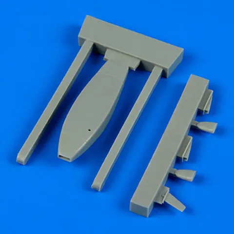 Resinová sada Quickboost QB48573 přesné vstupy vzduchu pro Sepecat Jaguar A v měřítku 1/48
