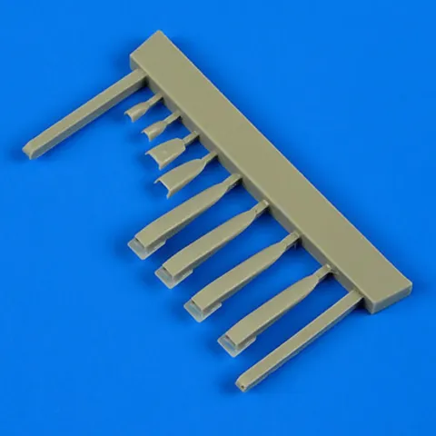 Resinové vstupy vzduchu Quickboost QB48578 pro Kfir C2/C7 v měřítku 1/48