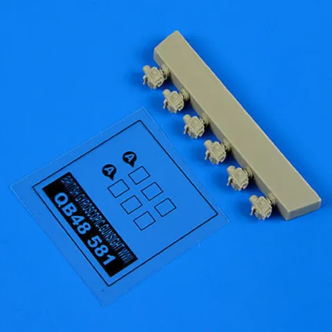 Resinový doplněk Aires Quickboost QB48581 britský gyroskopický zaměřovač 1/48