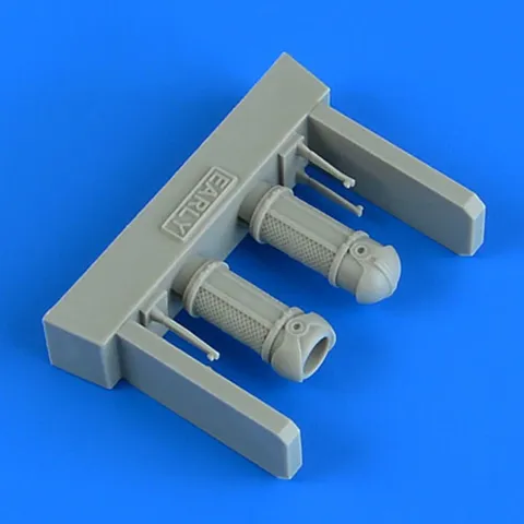 Resinový tropický filtr sání Aires Quickboost QB48906 pro Bf 109F/G v měřítku 1/48