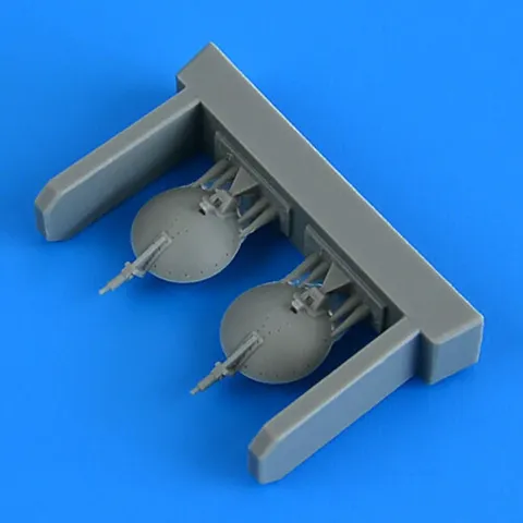 Resinový doplněk Quickboost QB49058 otevřené kryty padáku Su-25 Frogfoot 1/48