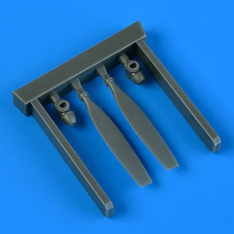 Resinová vrtule Quickboost QB49085 v měřítku 1/48 pro model Z-37 Čmelák od MACO