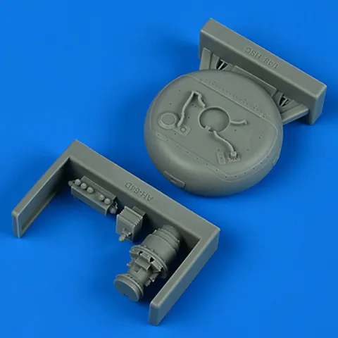 Resinový díl Quickboost QB49178 – radar AN/APG-78 pro AH-64D Longbow Apache v měřítku 1/48