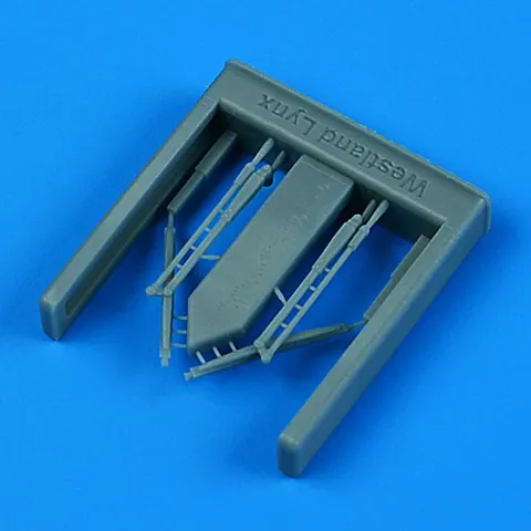 Resinové stěrače čelního skla Aires QB49190 pro Westland Lynx v měřítku 1/48