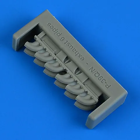 Resinové výfuky Aires Quickboost QB49205 pro P-39Q/N Airacobra v měřítku 1/48