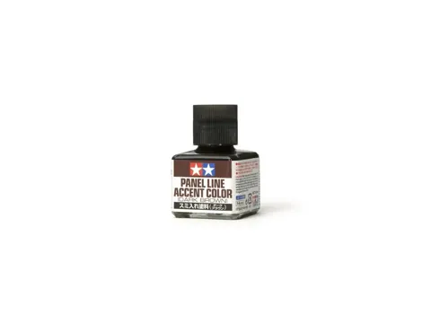 Lahvička Tamiya 87140 Panel Accent Color tmavě hnědá, emailový panel liner