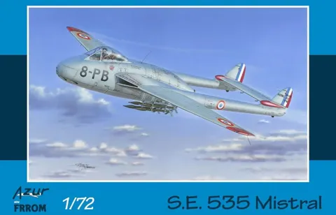 Krabice plastikové stavebnice FRROM SNCASE SE-535 Mistral v měřítku 1/72