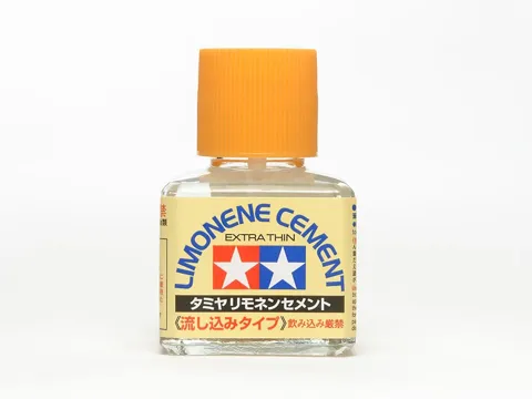 Lahvička lepidla Tamiya 87134 Limonene Cement Extra Thin na plastikové modely
