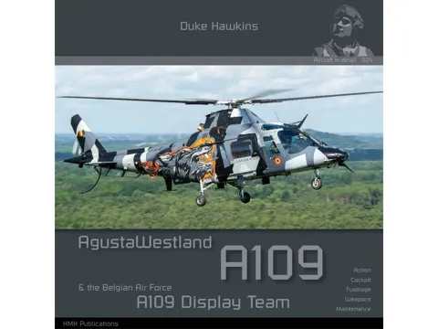 Obálka publikace Duke Hawkins DH024 AgustaWestland A109, HMH Publications, 116 stran