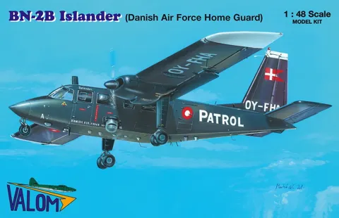 Stavebnice Valom 48013 Britten-Norman BN-2B Islander 1/48, dánská domobrana
