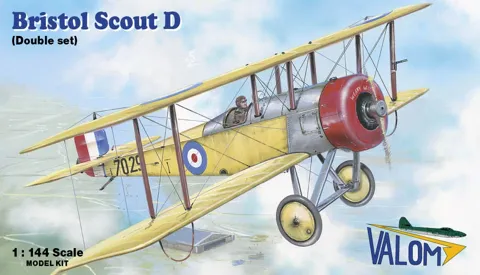 Krabice stavebnice Valom 14424 Bristol Scout D v měřítku 1/144