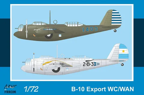Krabice plastikové stavebnice FRROM FR0043 B-10 Export WC/WAN v měřítku 1/72