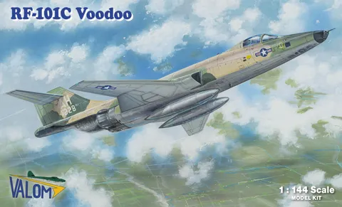 Krabice plastikové stavebnice Valom 14439 RF-101C Voodoo v měřítku 1/144