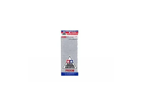 Balení brusného papíru Tamiya 87055 Finishing Abrasives P600, 3 listy