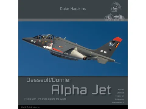 Obálka publikace Duke Hawkins DH018 Dassault/Dornier Alpha Jet, 116 stran, angličtina