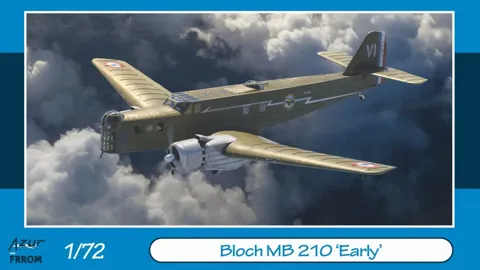 Krabice plastikové stavebnice FRROM FR0055 Bloch MB 210 v měřítku 1/72