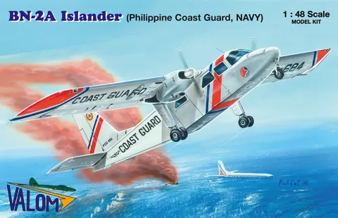 Stavebnice Valom 48014 Britten-Norman BN-2A Islander v měřítku 1/48, Philippine Coast Guard