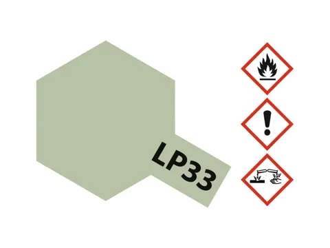 Skleněná lahvička lakové barvy Tamiya LP-33 82133 šedozelená IJN, 10 ml